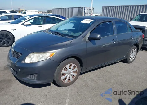 2009 Toyota Corolla Le из США, поврежденный, VIN JTDBL40E19J036225